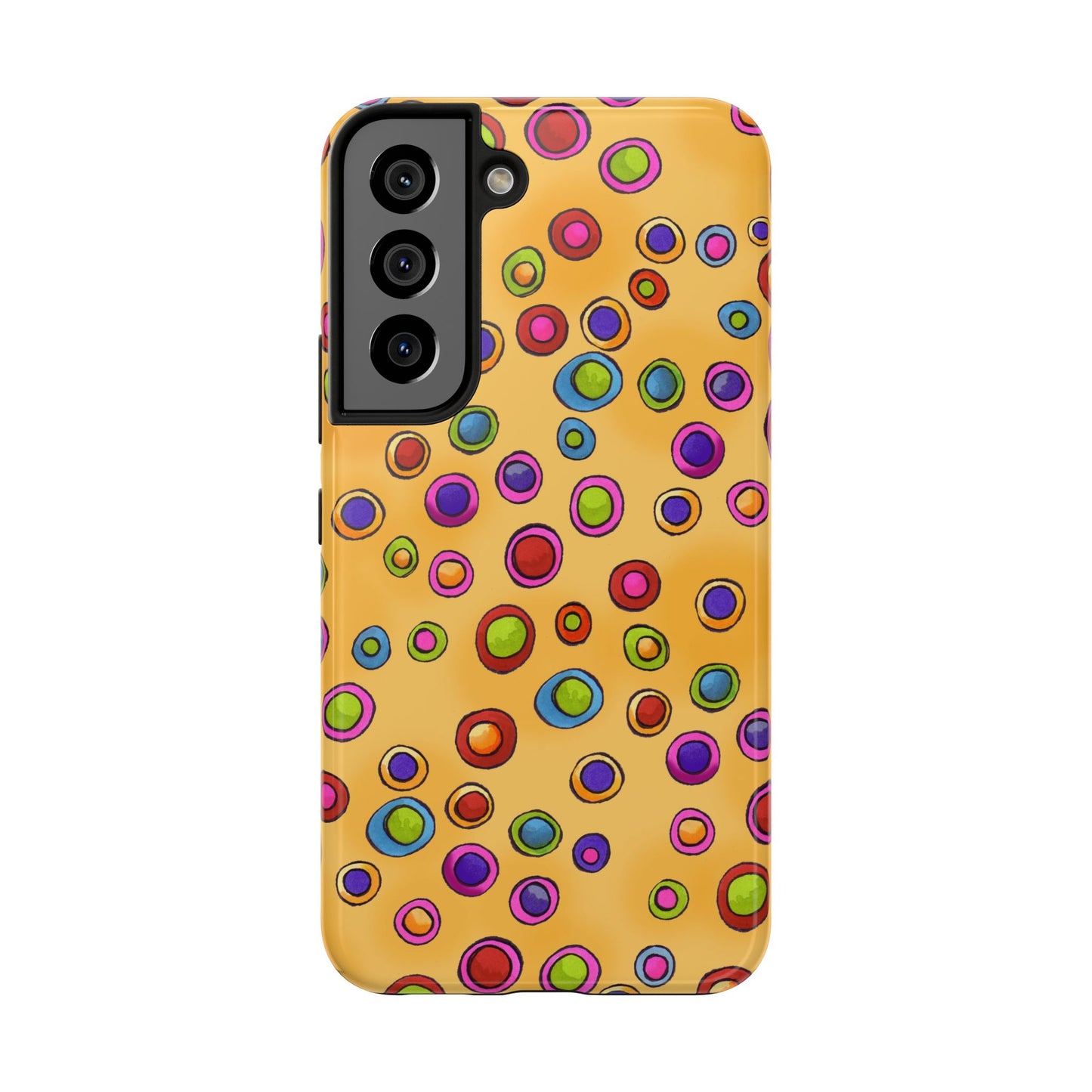 Dopey Dots Yellow Phone Case