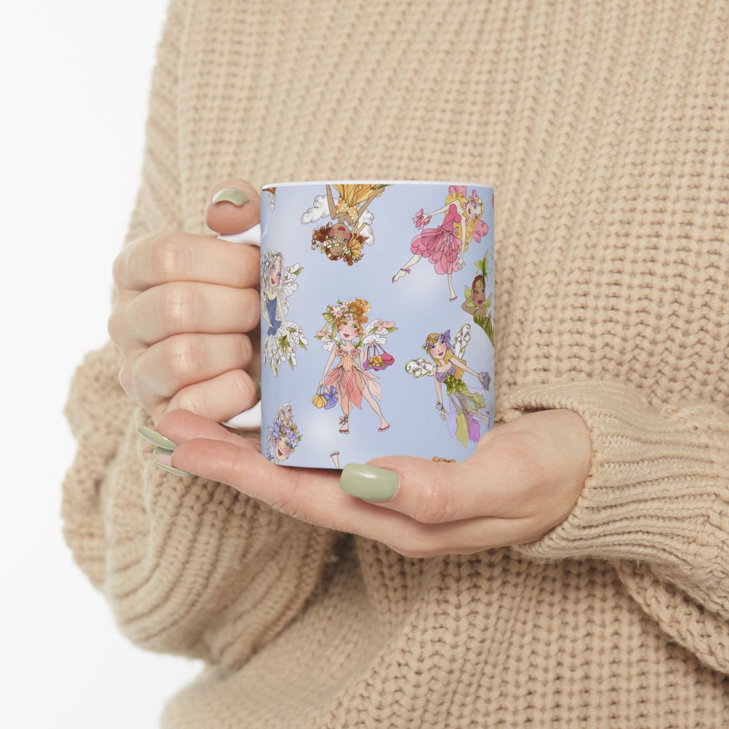 Fairies Afloat Blue Cup