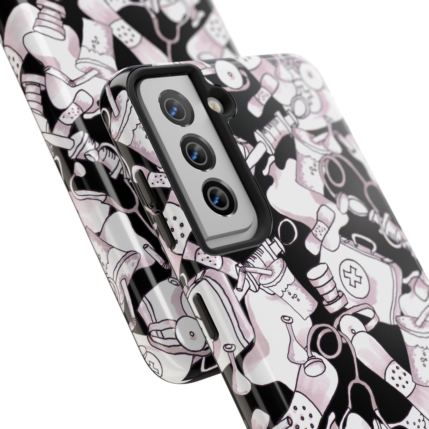 Med Stuff Black Phone Case