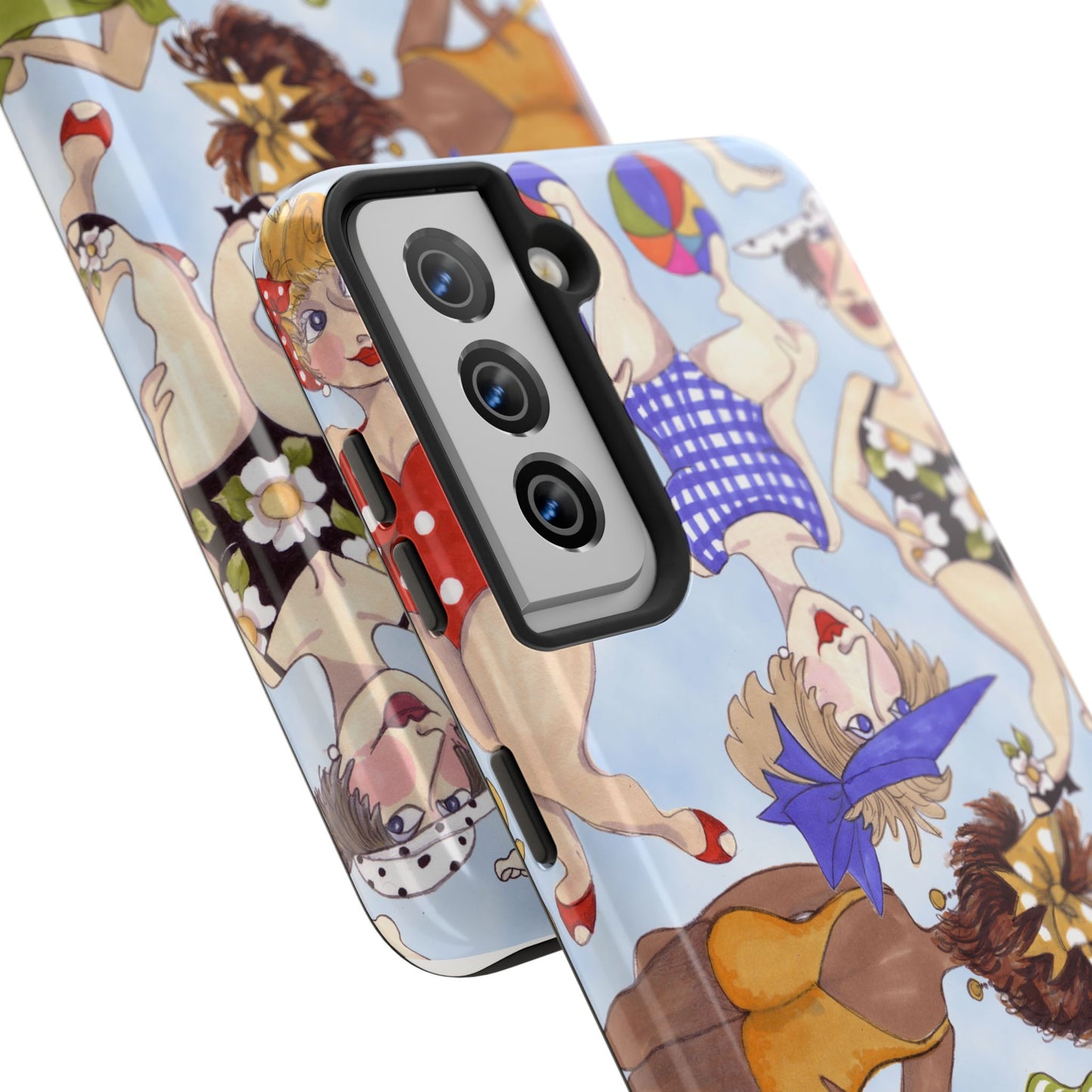 Bathing Beauties Blue Sky Phone Case