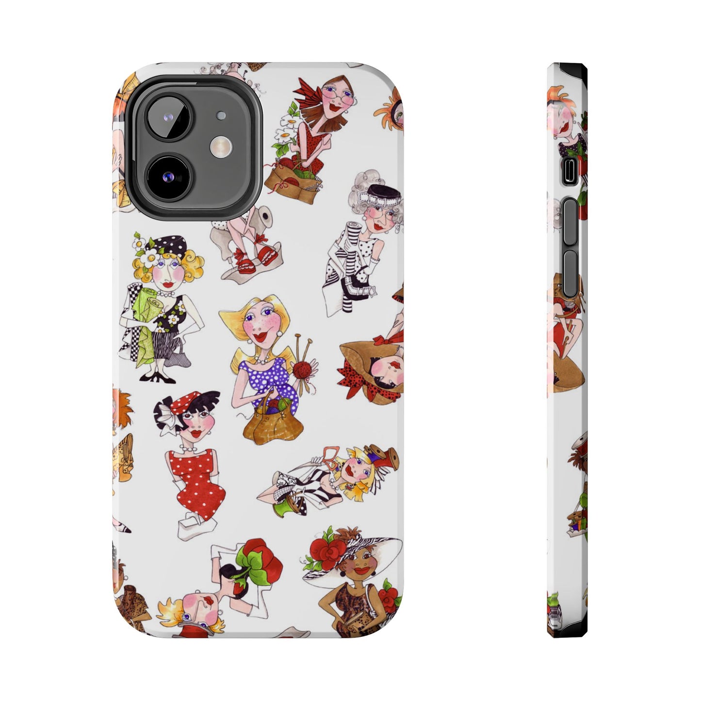 Creative Toss White Phone Case
