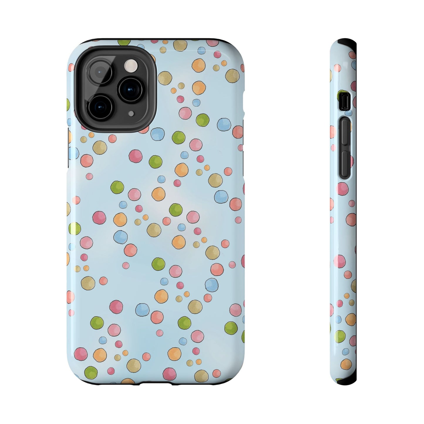 Clown Dots Blue Sky Phone Case
