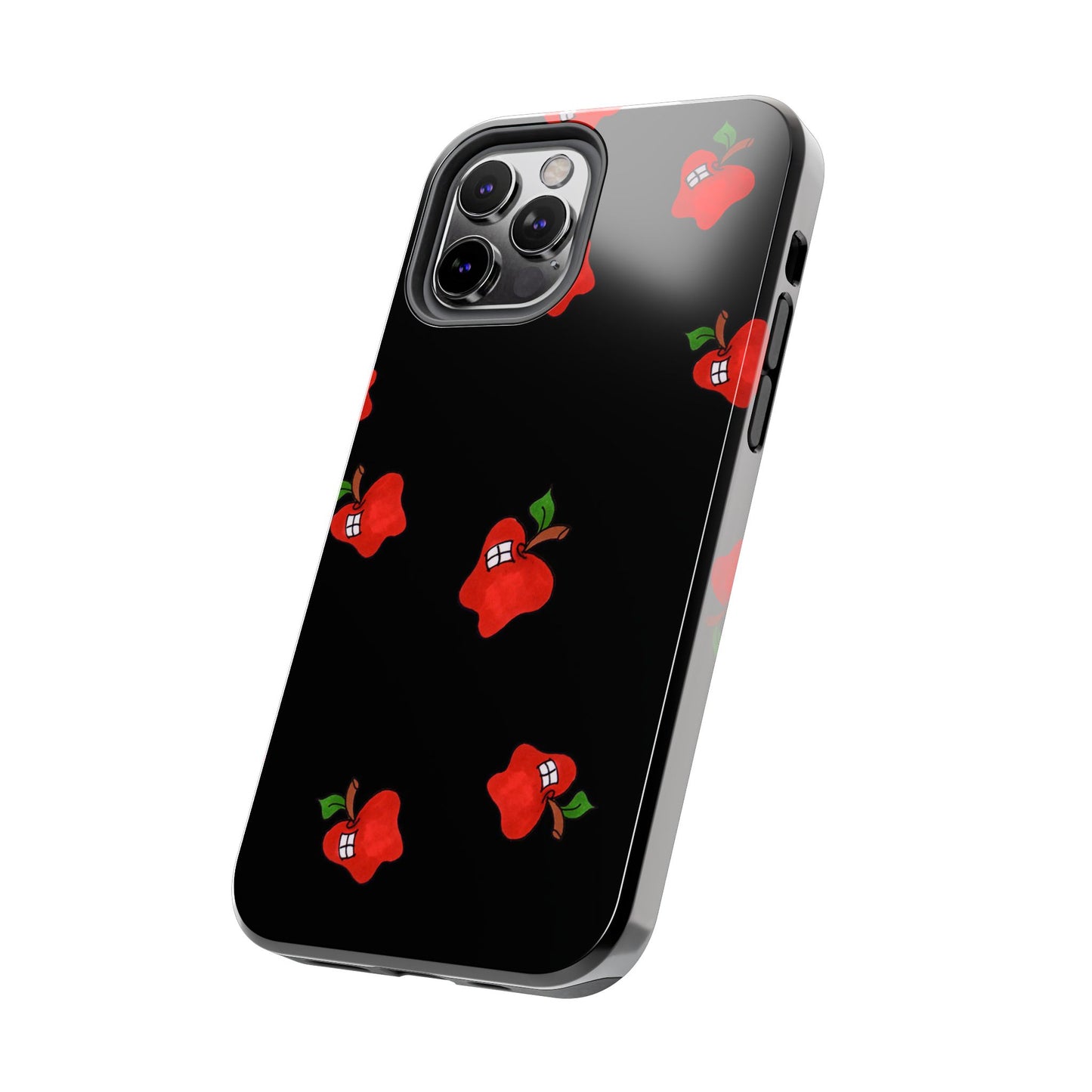 Flying Apples Black Phone Case