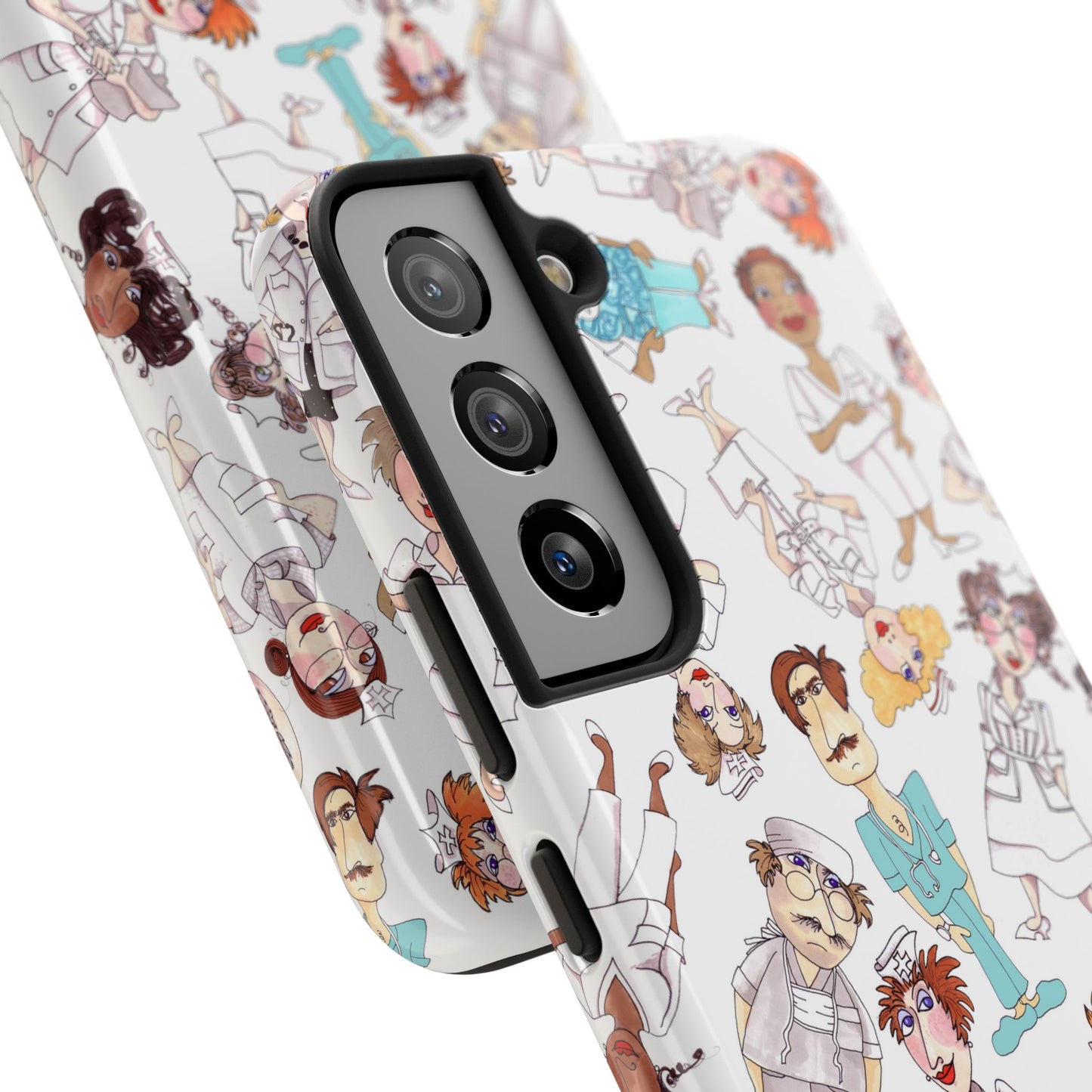 Happy Staff White Phone Case