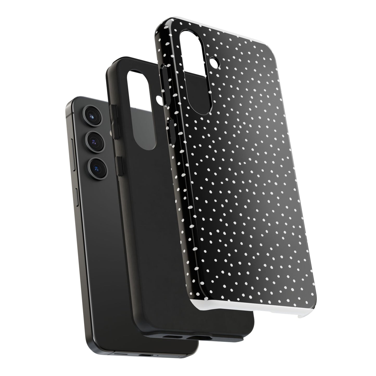 Dinky Dots Black / White Phone Case