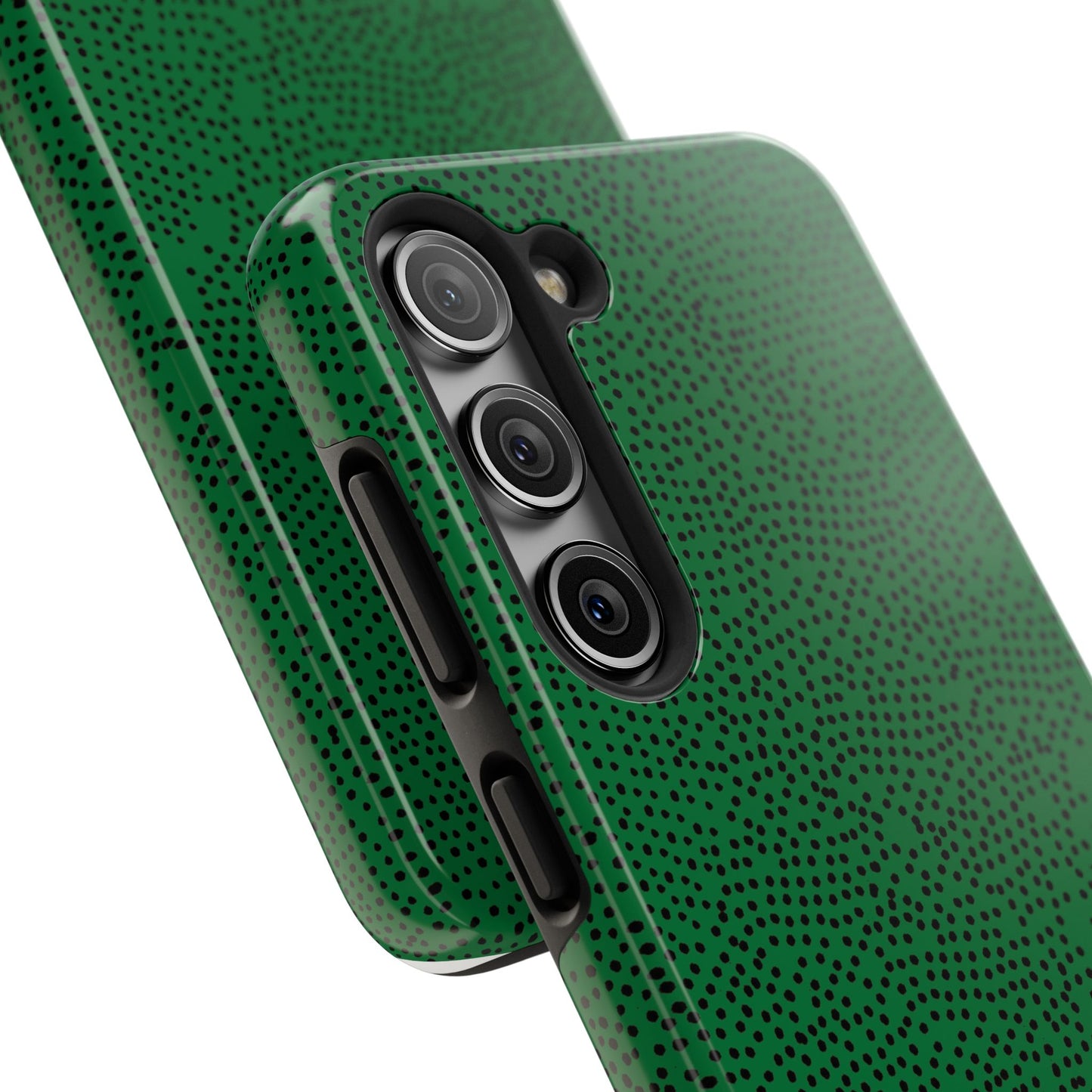 Mini Dot Green / Black Phone Case