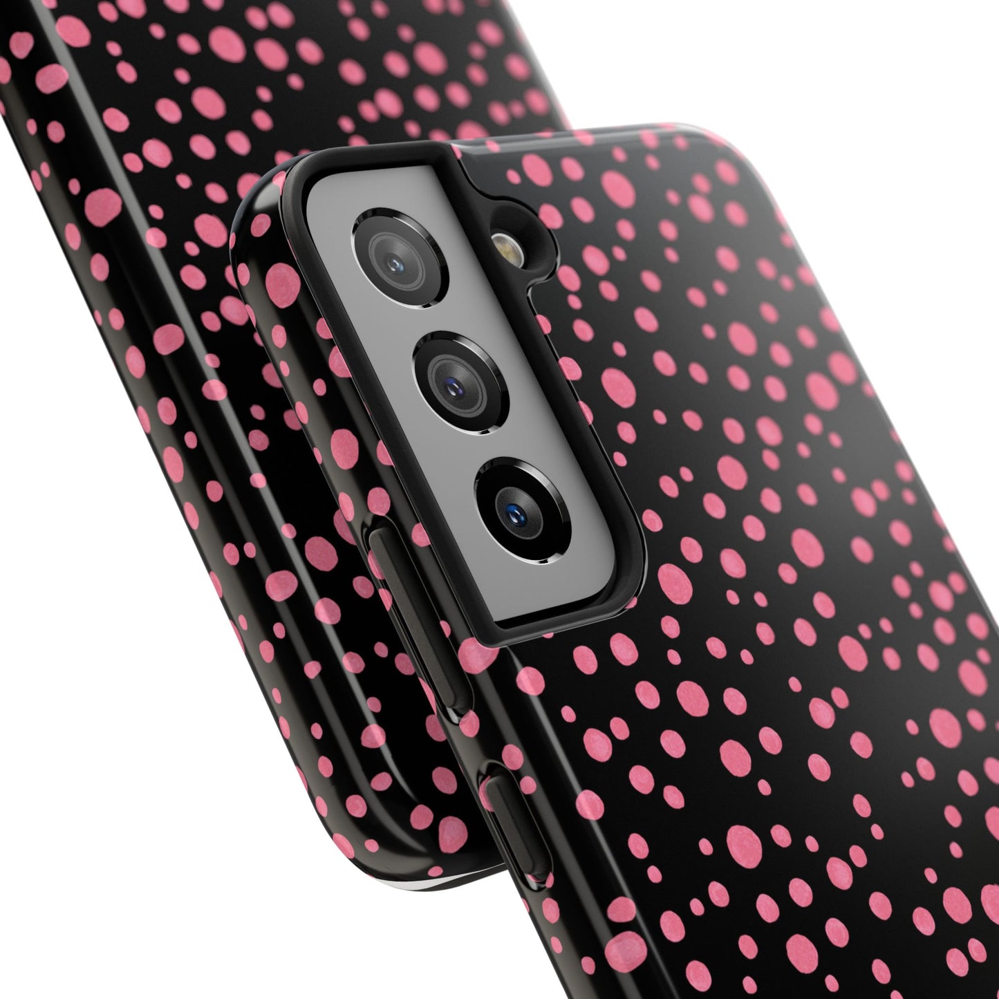 Balloon Dots Black / Pink Phone Case