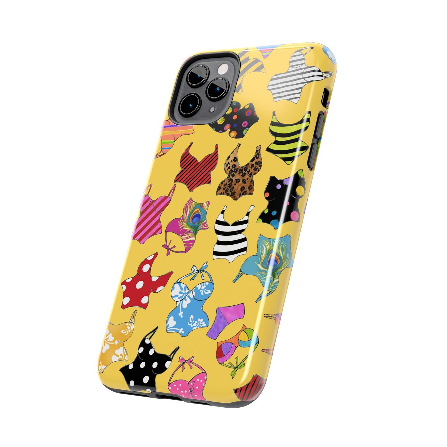 Assorted Suits Yellow Phone Case