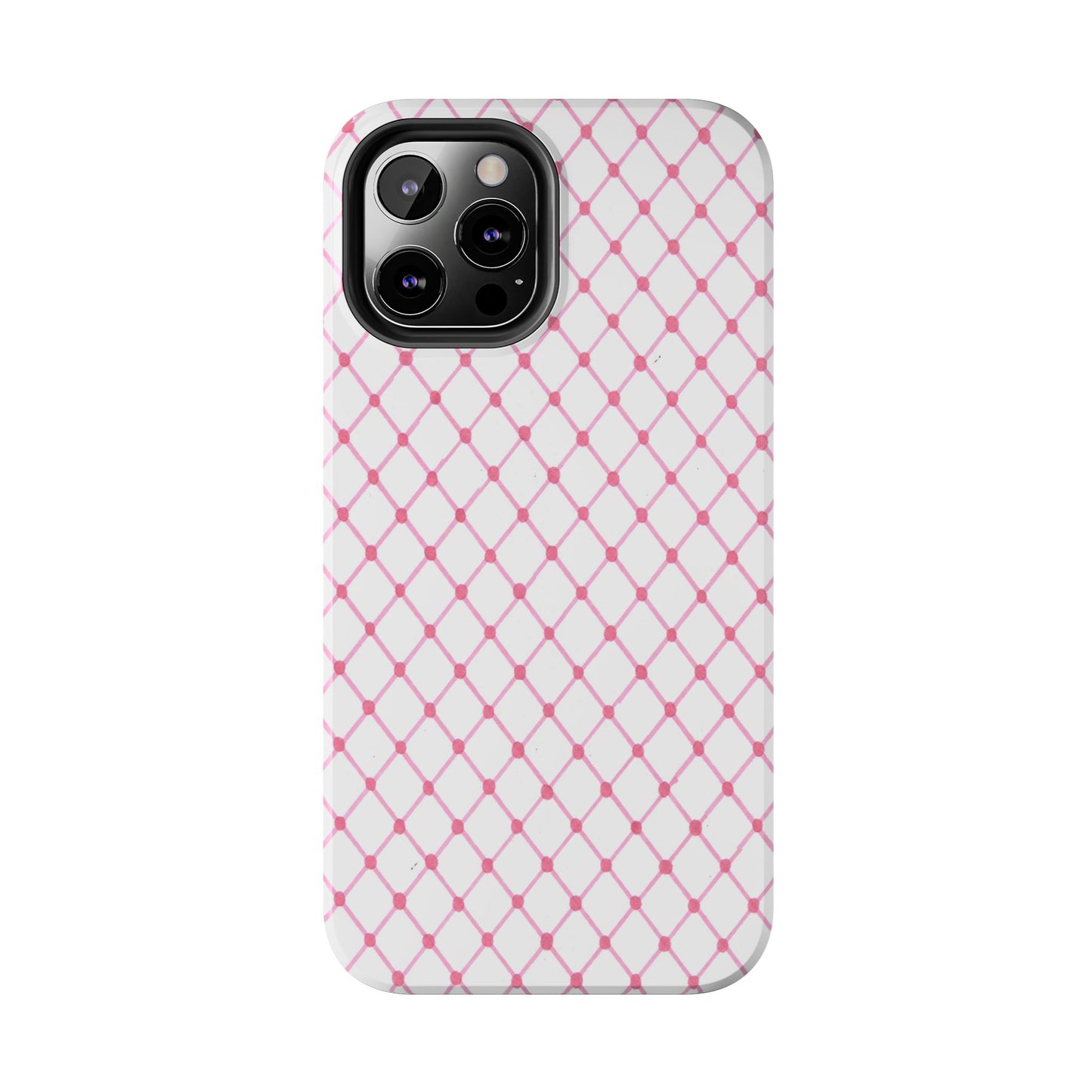 Diamond White / Pink Phone Case