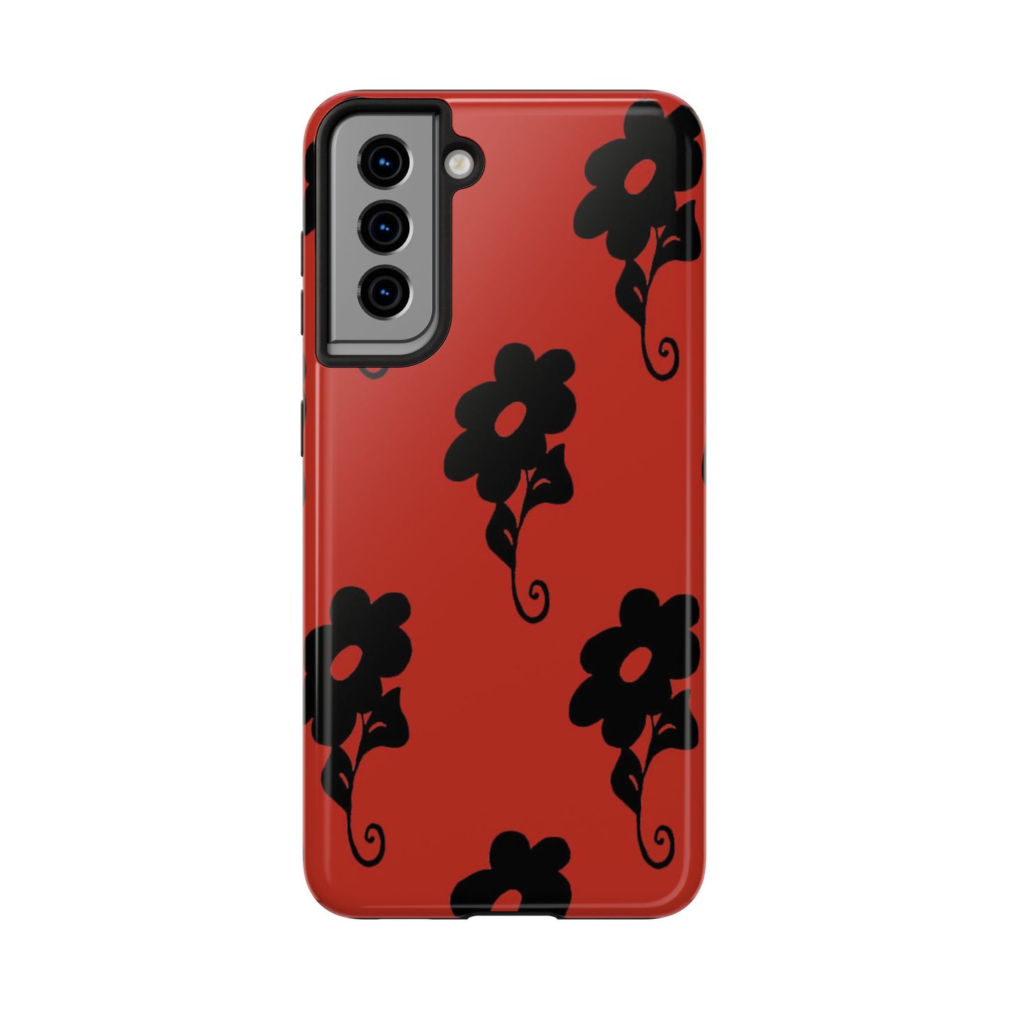 Daring Daisy Red Phone Case
