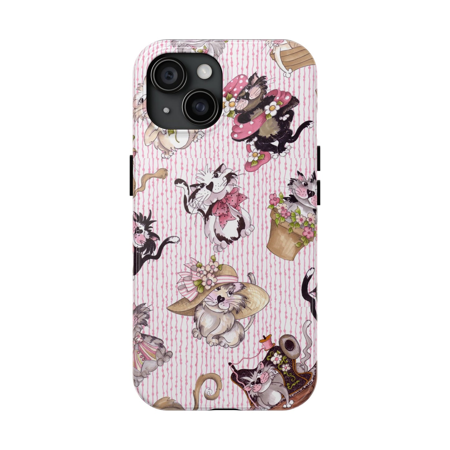 Fancy Cats Pink Phone Case