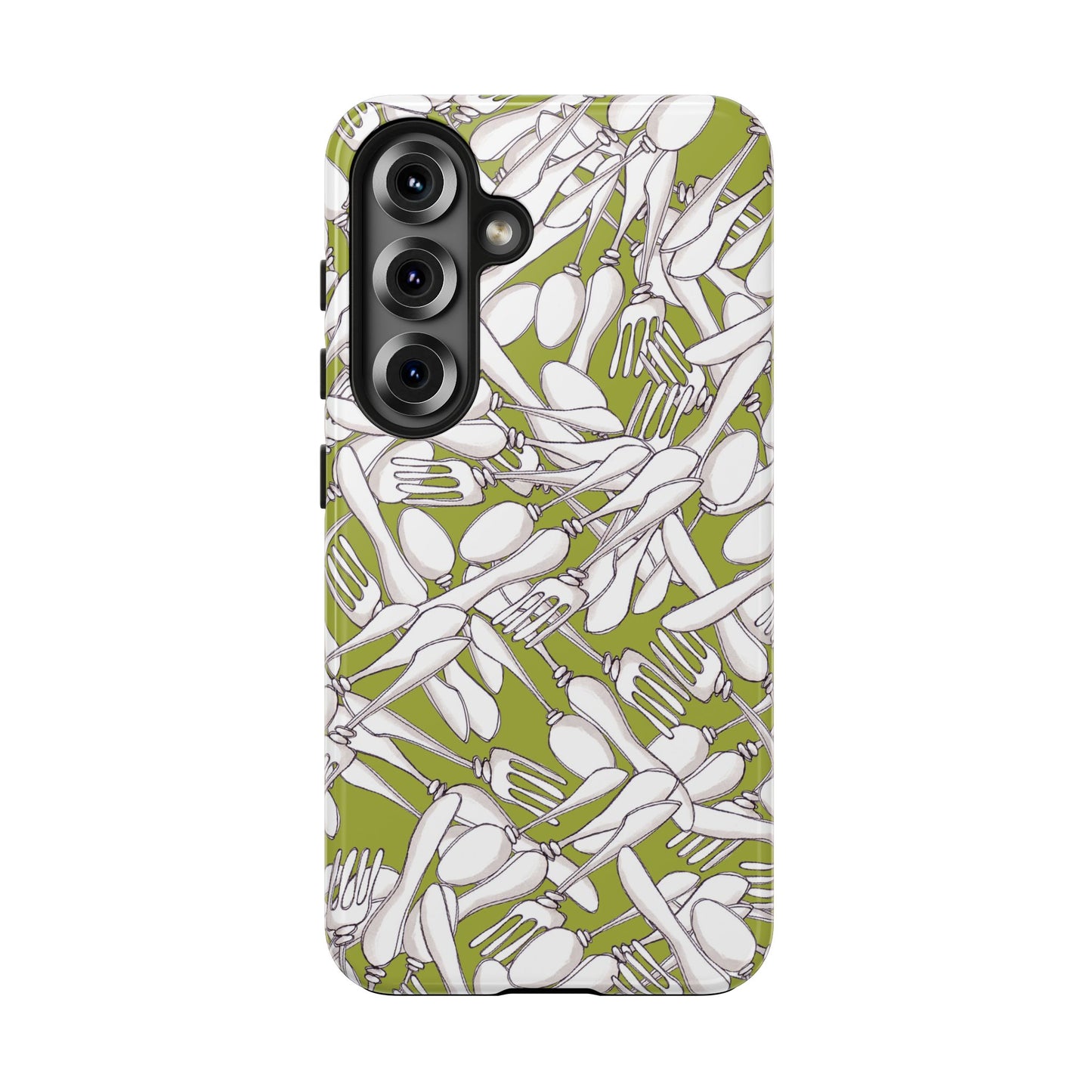 Silverware Wars Green Phone Case