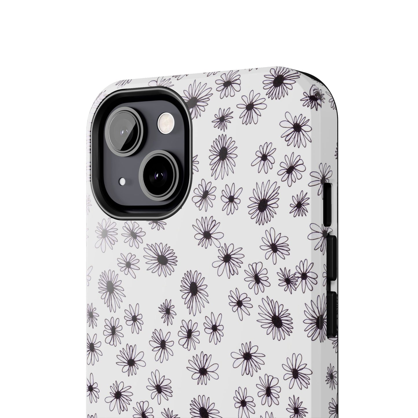 Random Daisy White / Black Phone Case
