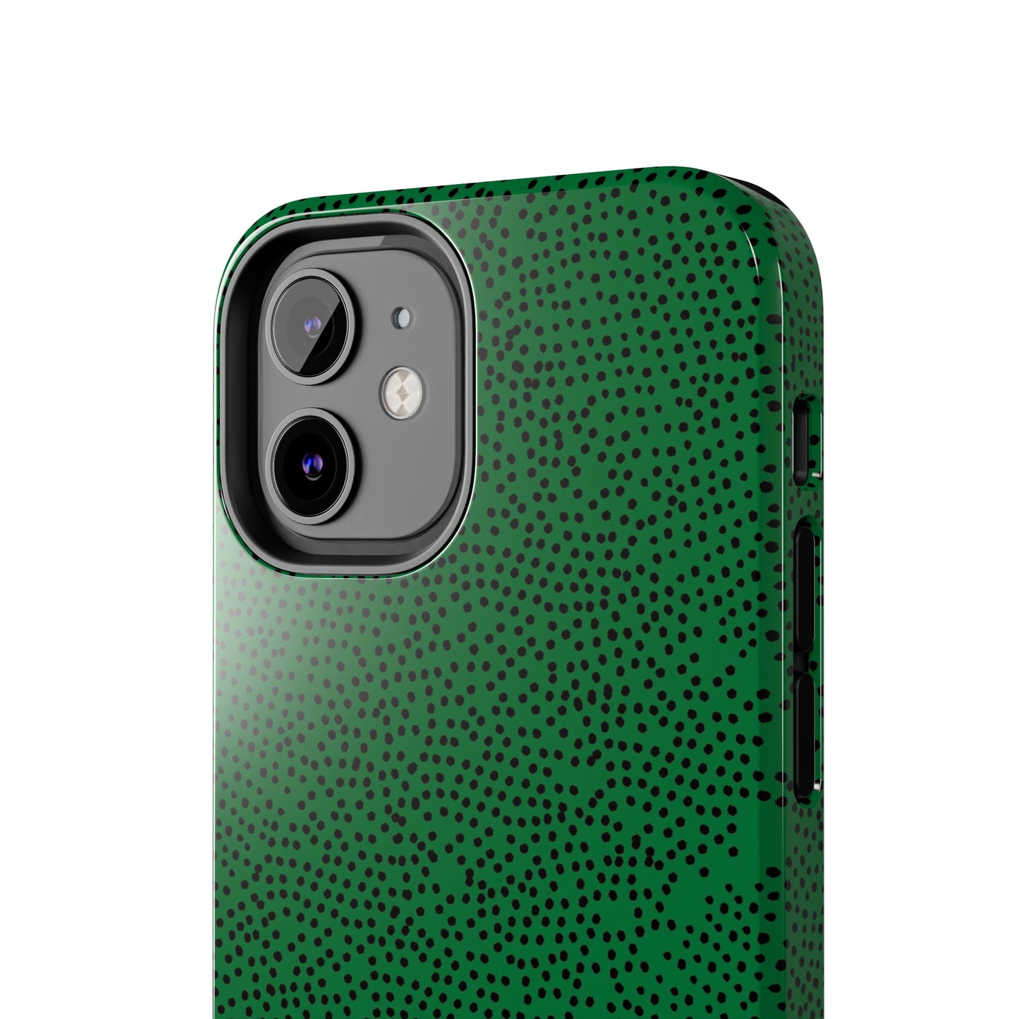 Mini Dot Green / Black Phone Case