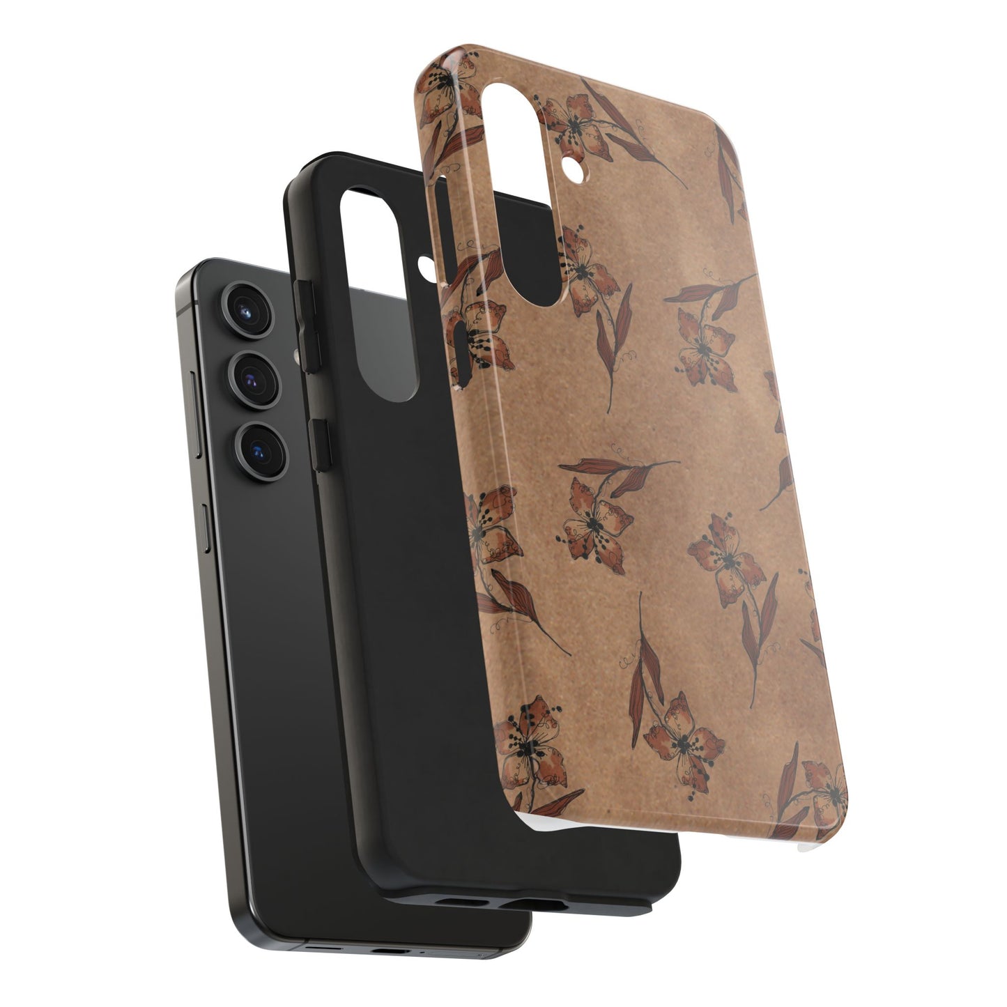 Brown Buds Phone Case