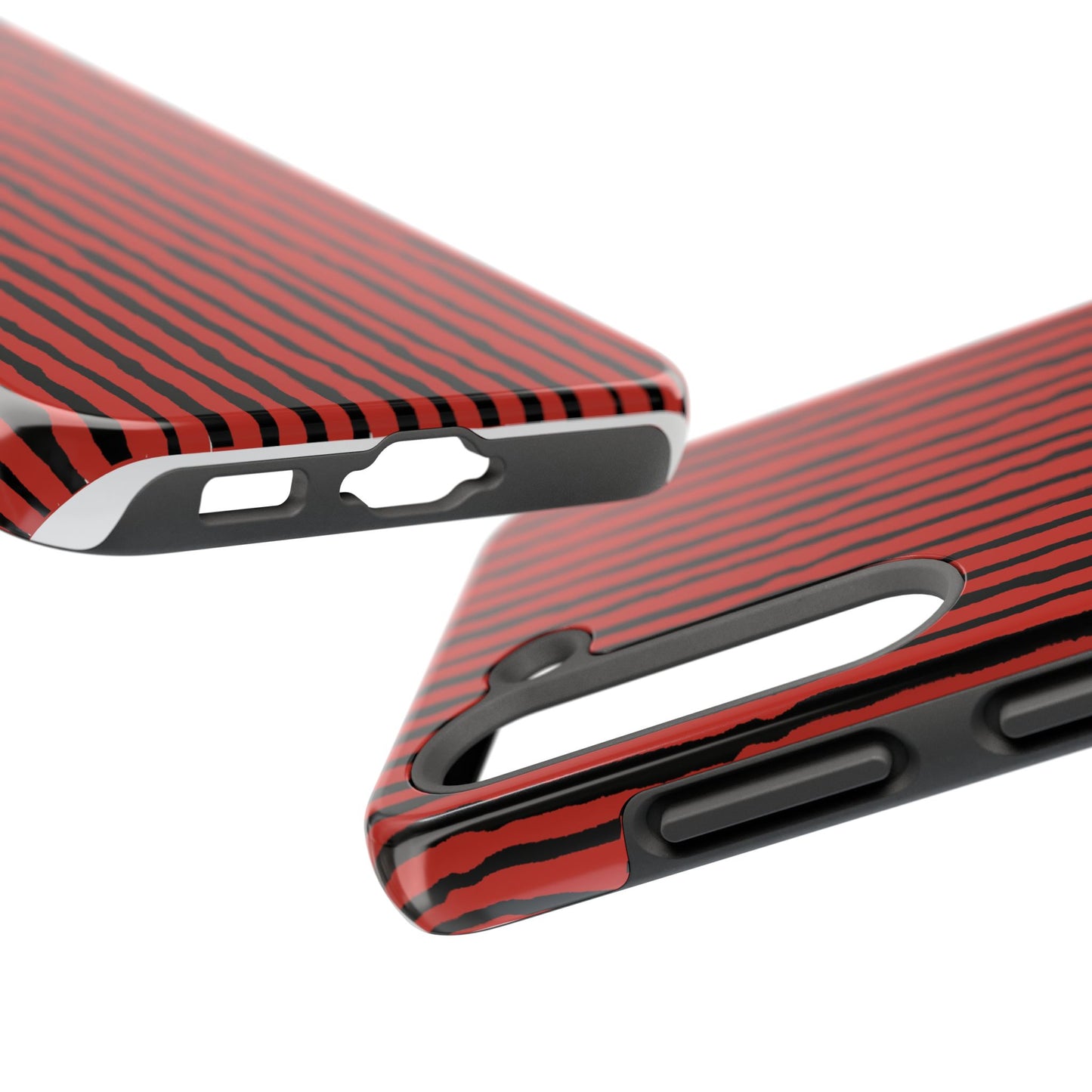 Sorta Stripe Red / Black Phone Case