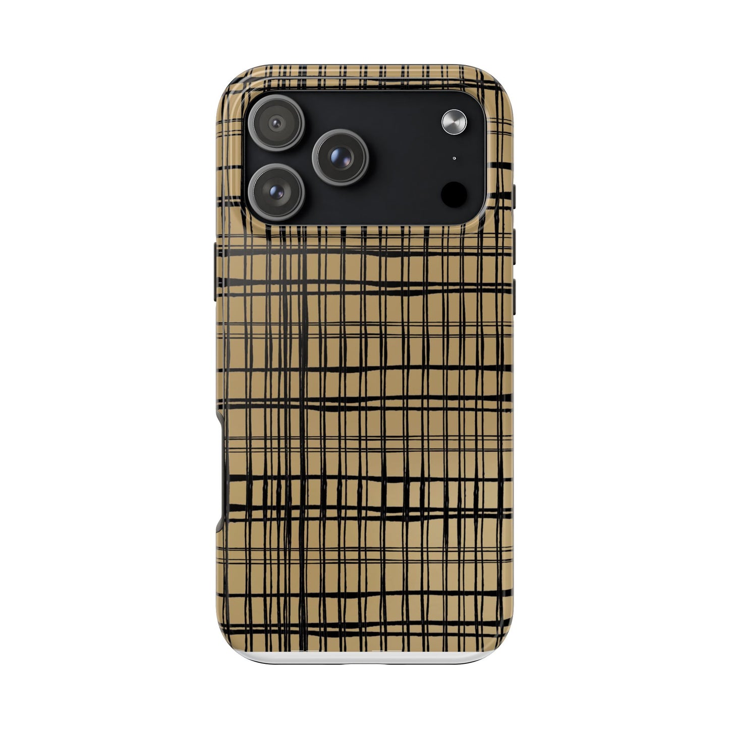Doggie Fence Tan Phone Case