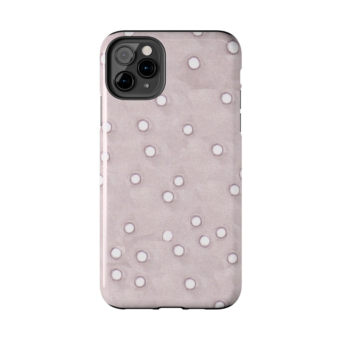 Dinky Dots Silver Phone Case