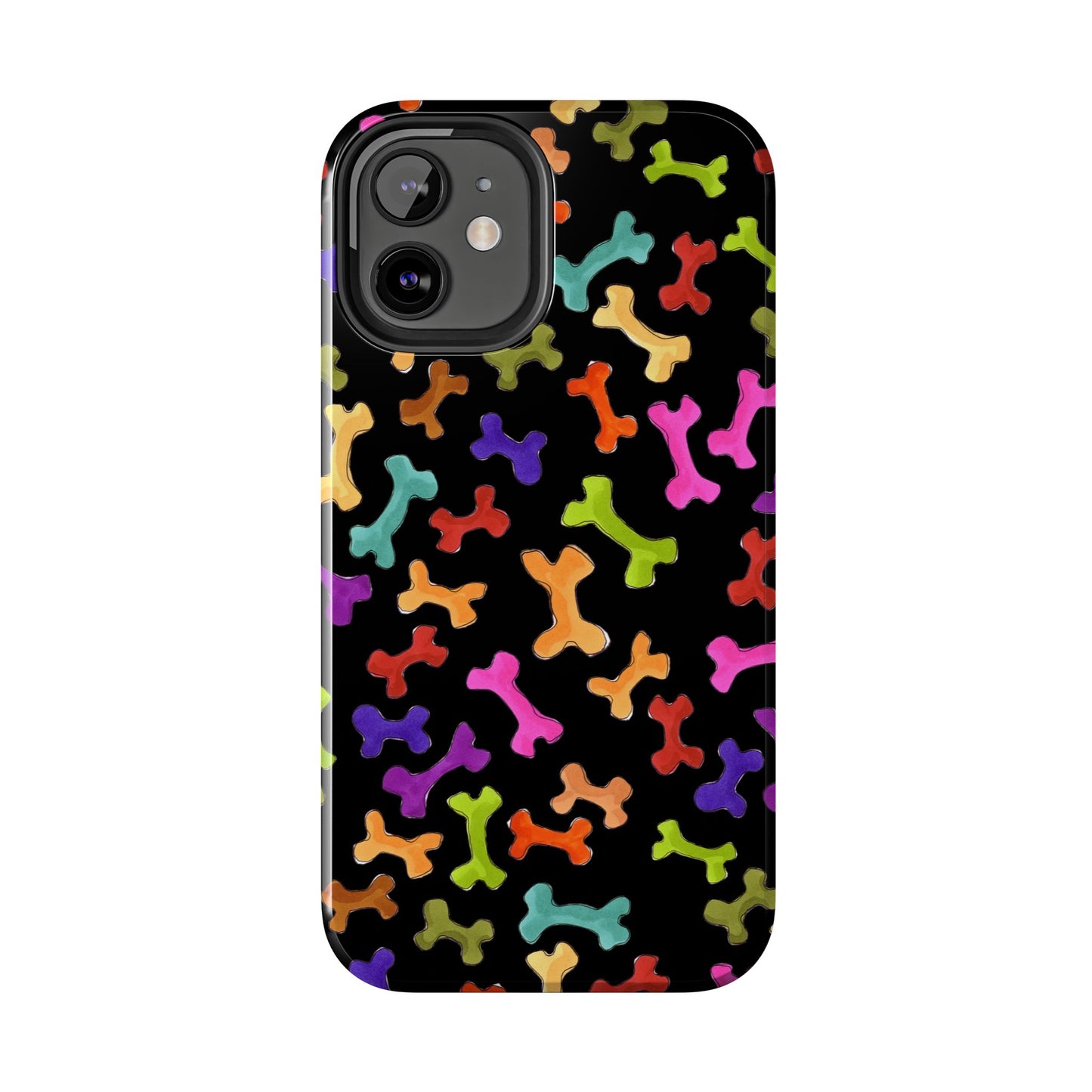 Happy Bones Black Phone Case