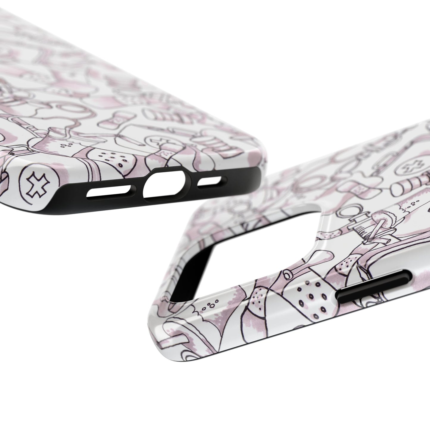Med Stuff White Phone Case