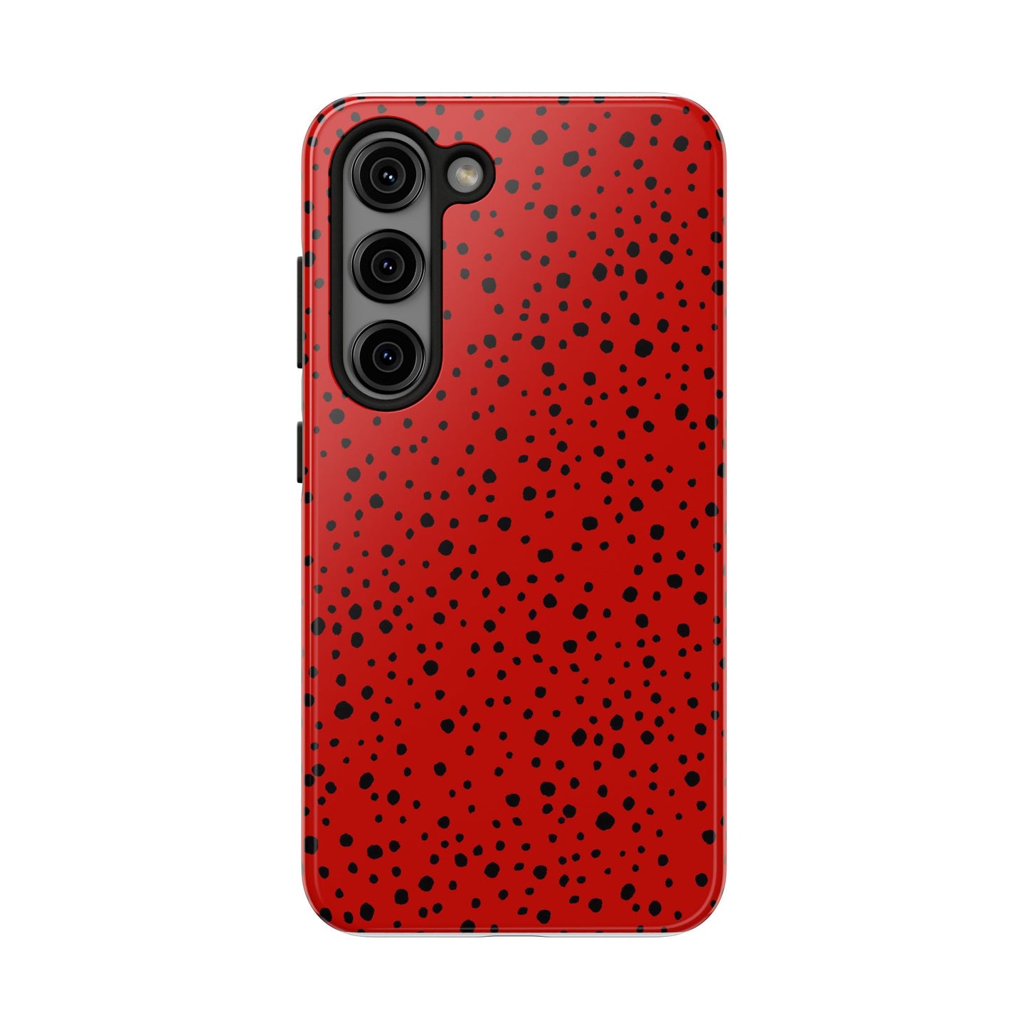 Pepper Dots Red / Black Phone Case