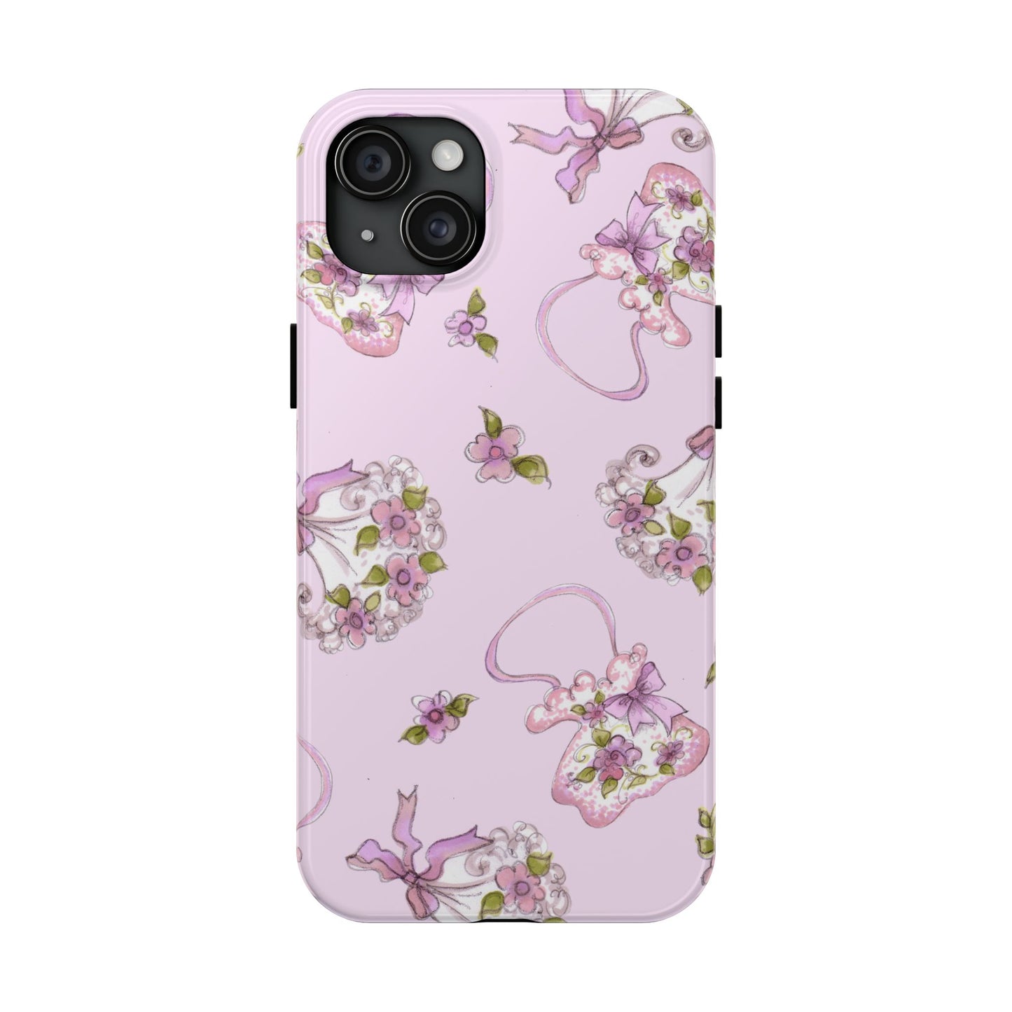 Flower Model Hand Bag Phone Case
