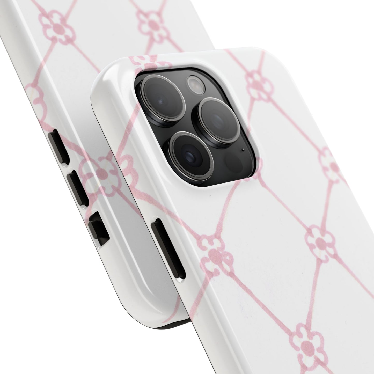 Flower Model Scroll Phone Case