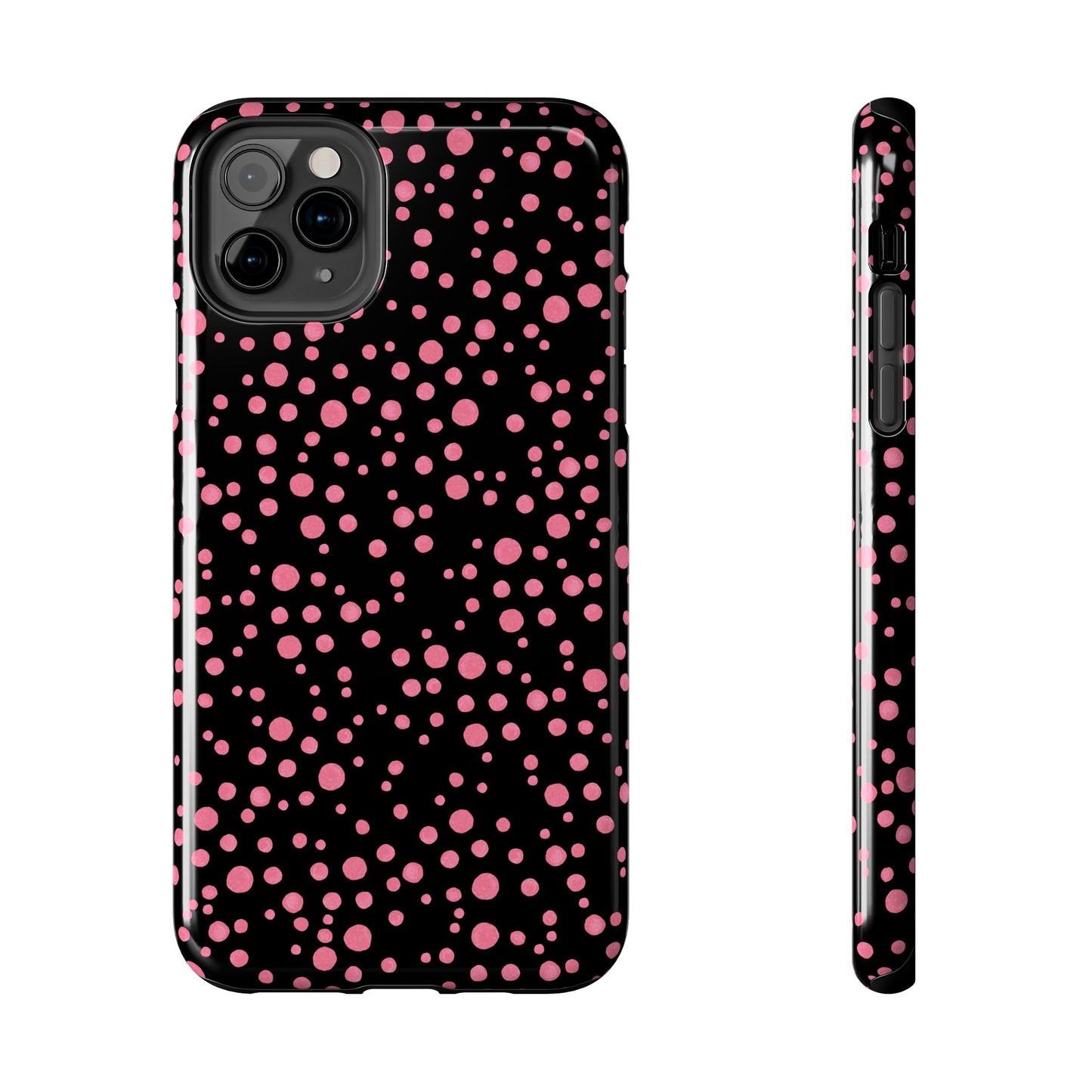 Balloon Dots Black / Pink Phone Case