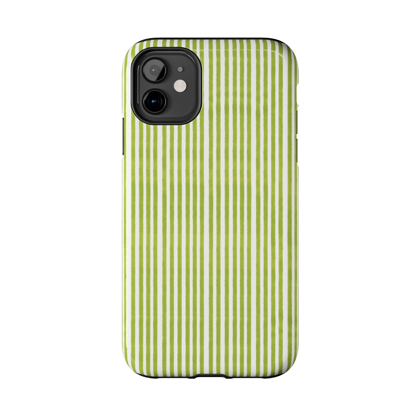 Lazy Stripe Lime Phone Case