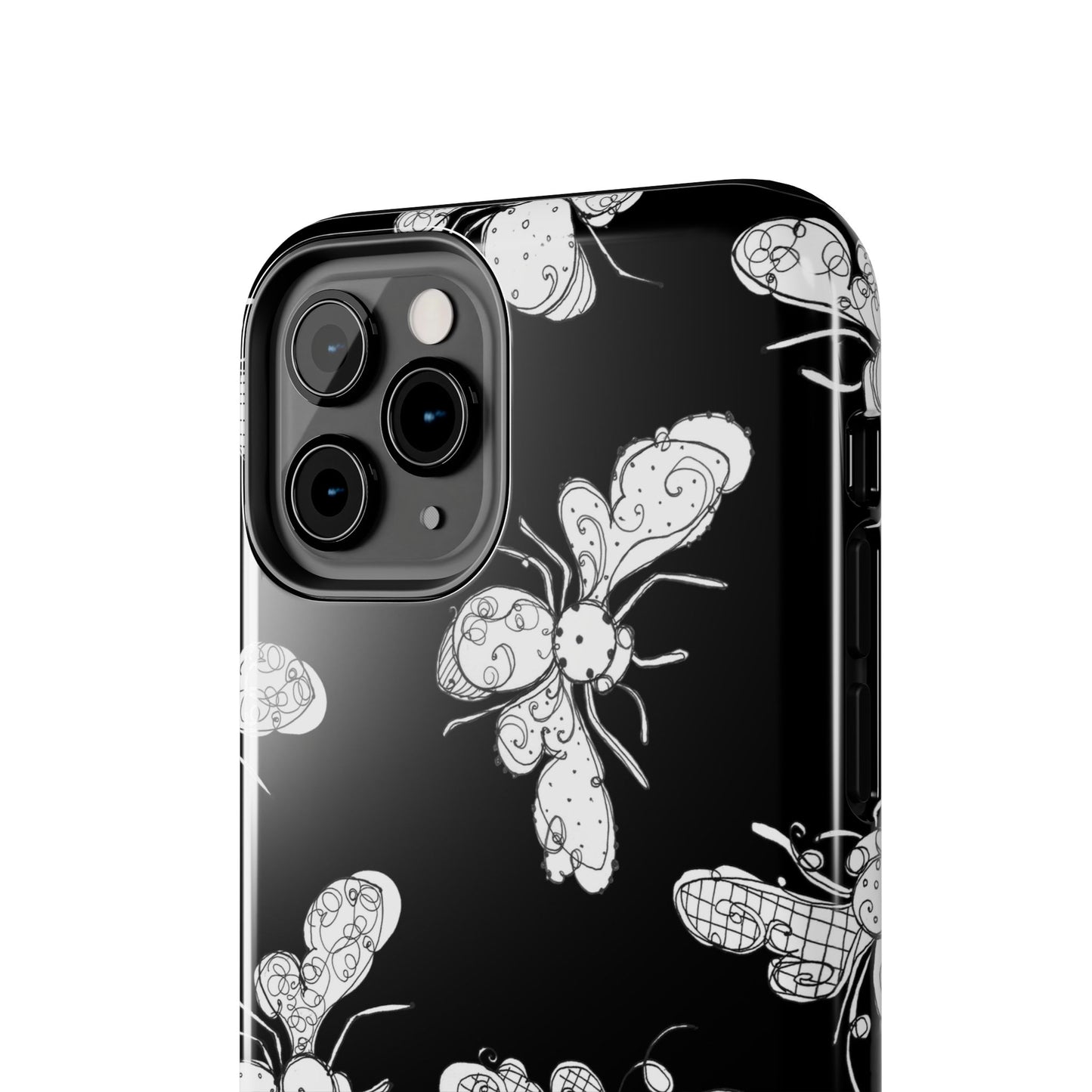 Busy Bee Black Phone Case
