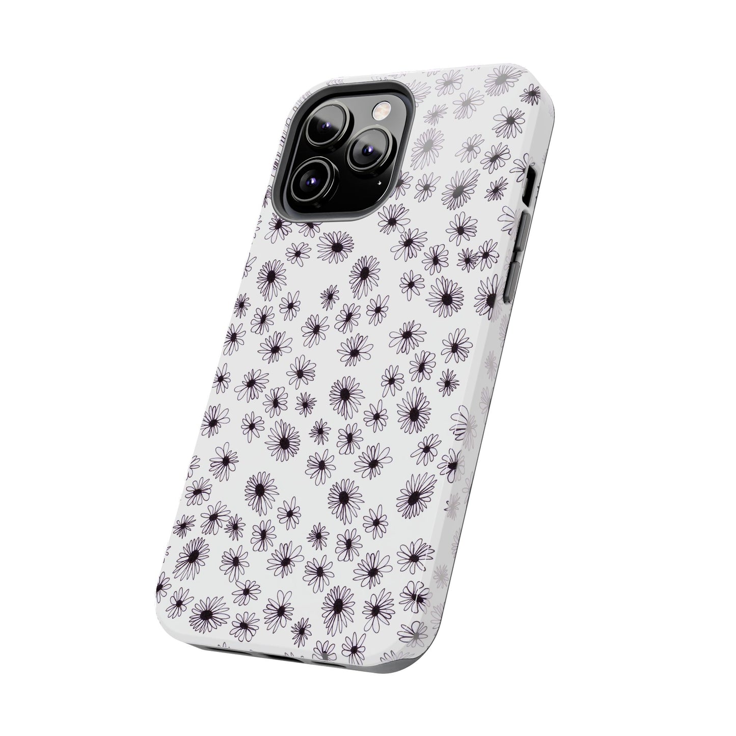 Random Daisy White / Black Phone Case