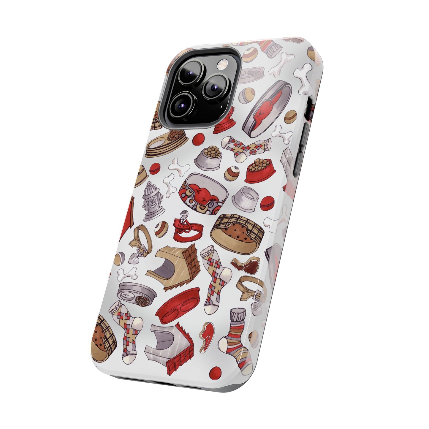 Doggie Stuff Gray Phone Case