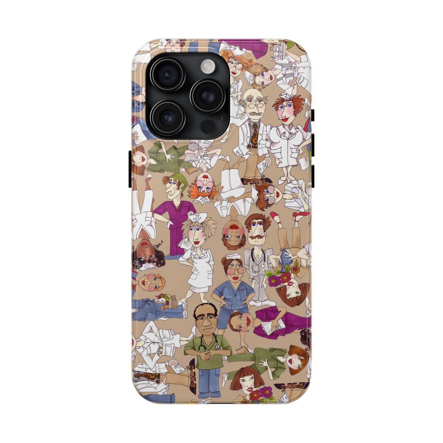 Diverse Nurse Khaki Phone Case