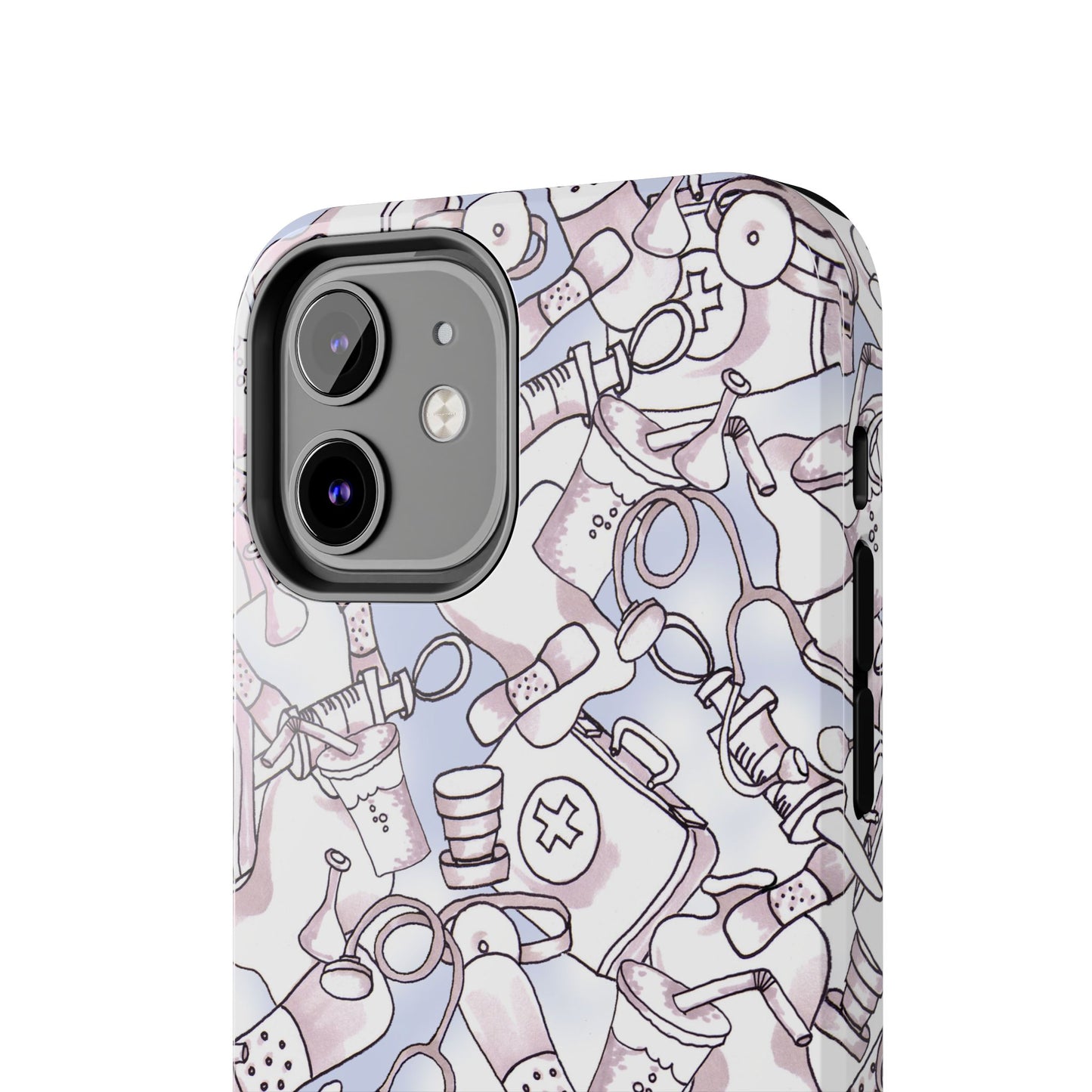 Med Stuff Blue Phone Case
