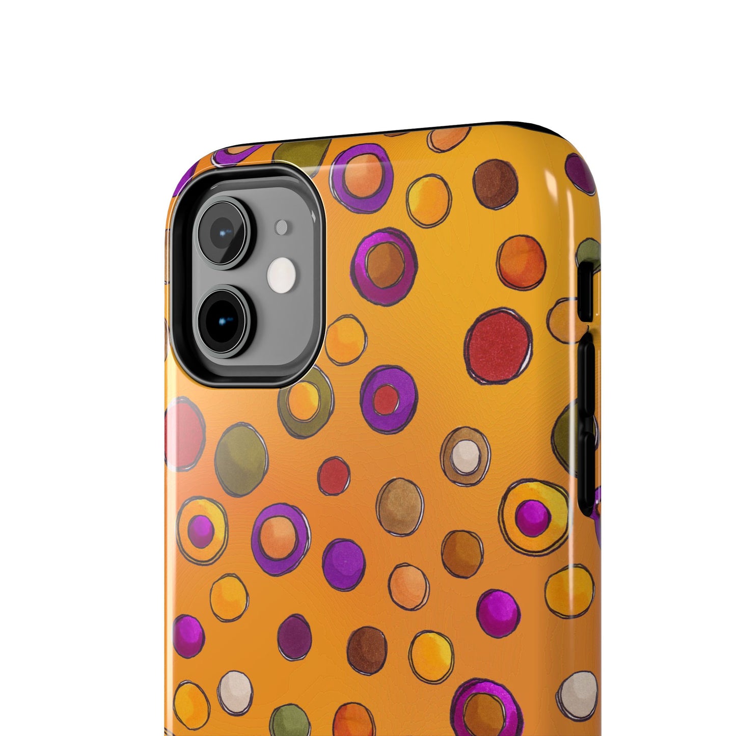 Double Dot Yellow Phone Case