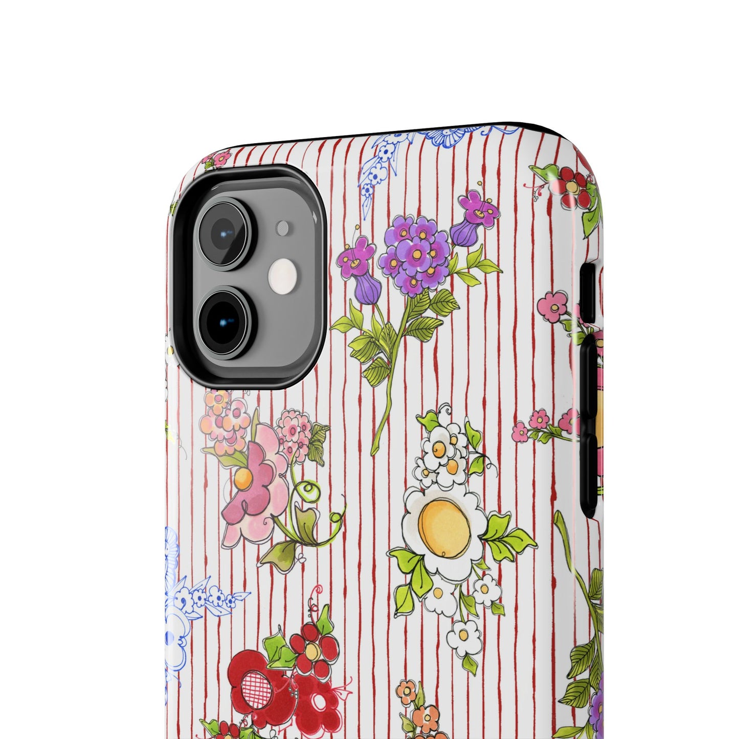 Mixed Bouquets Red / White Phone Case