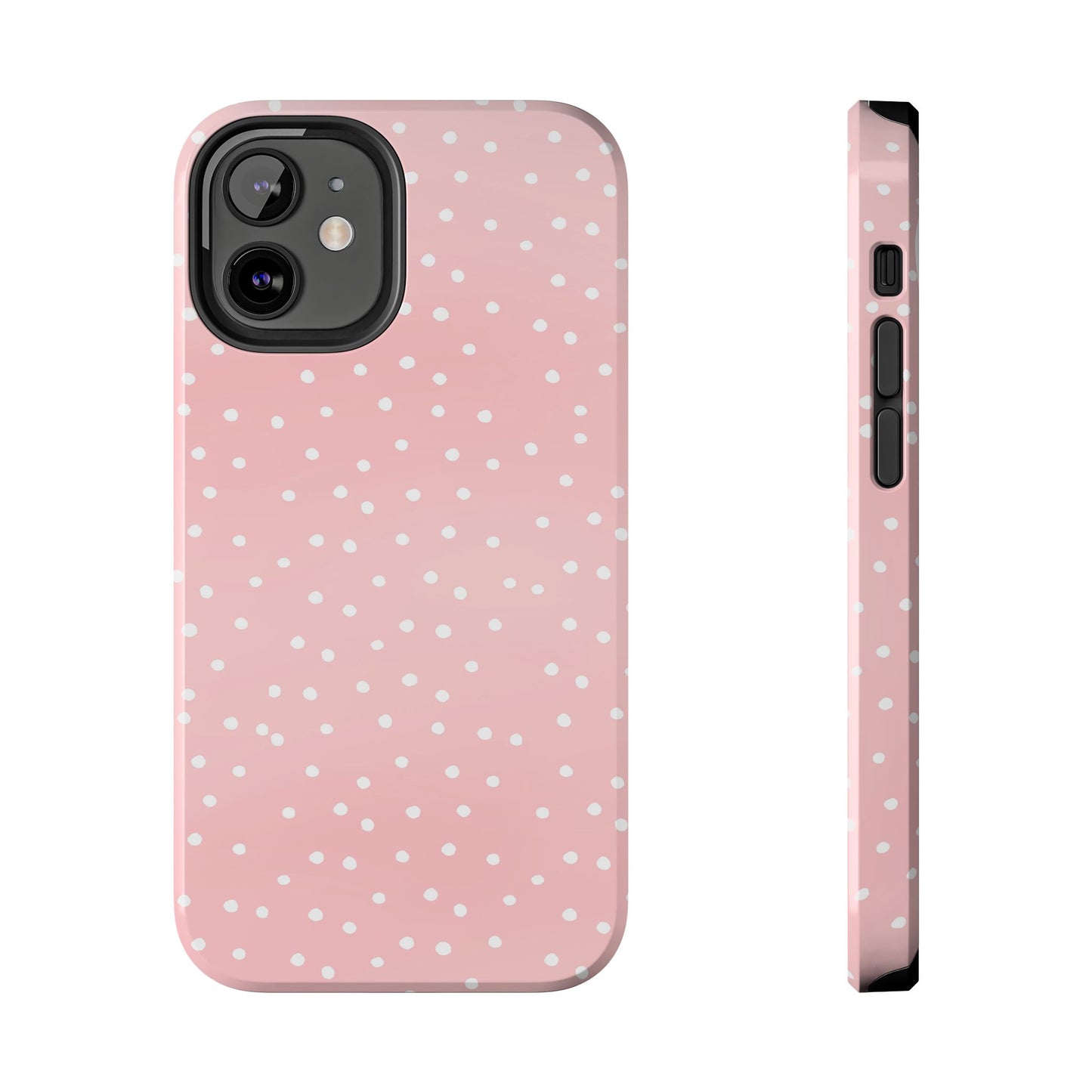Little Dots Pink / White Phone Case