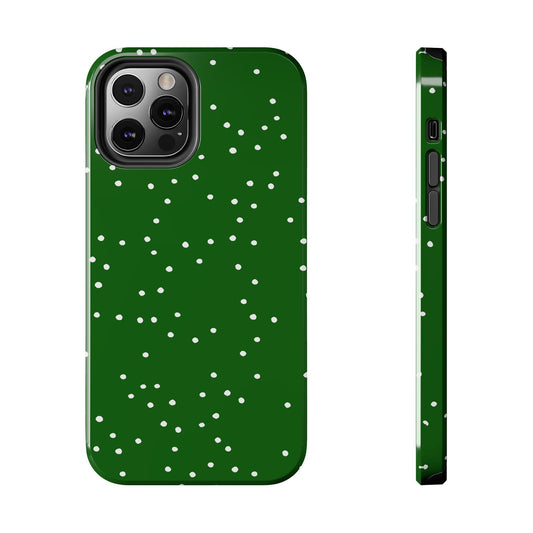 Star Dots Green Phone Case
