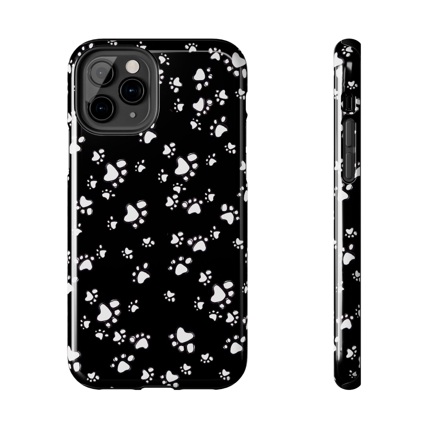 Paw Flakes Black Phone Case