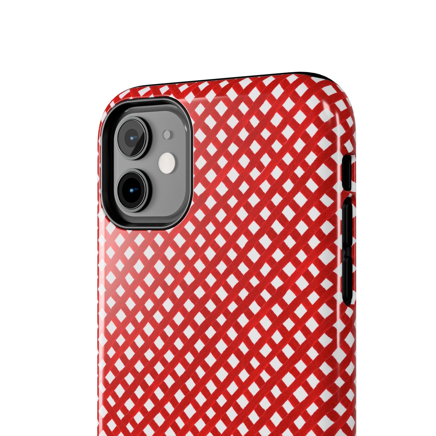 Trellis Check Red Phone Case