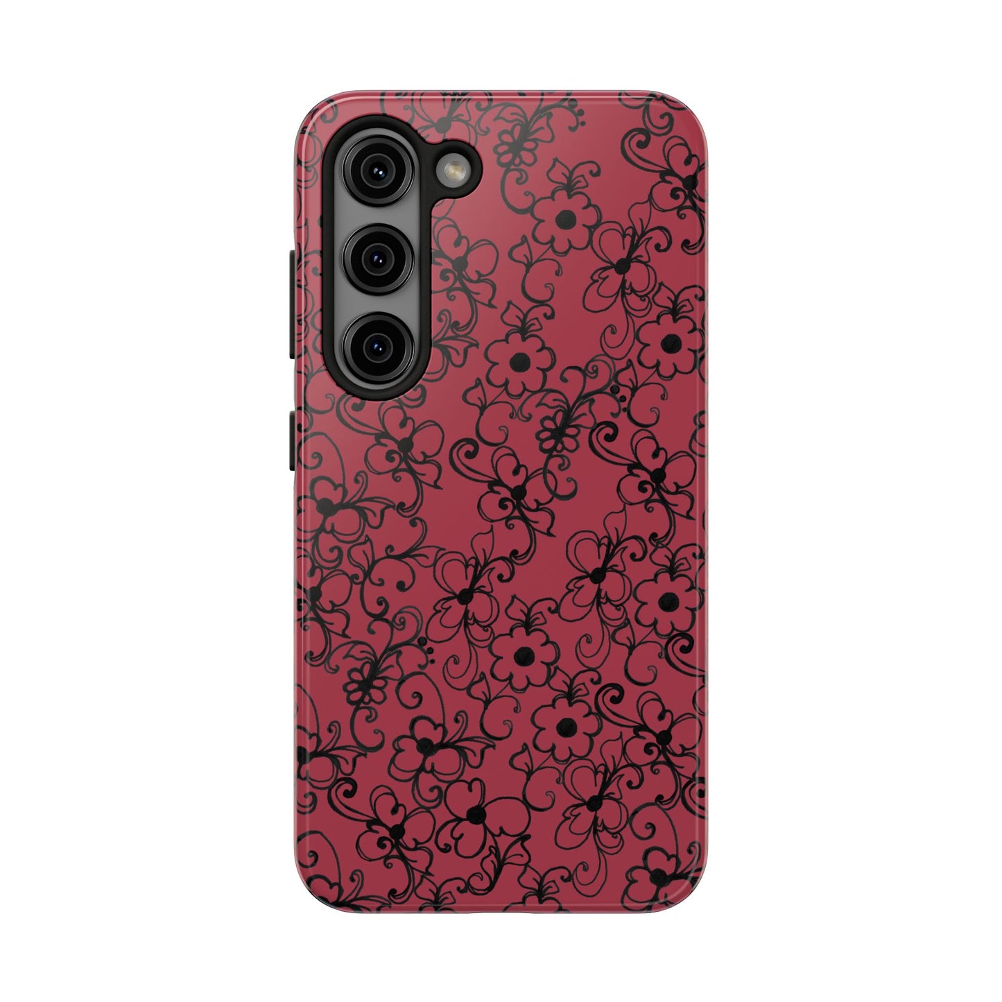 Daisy Jungle Red Phone Case