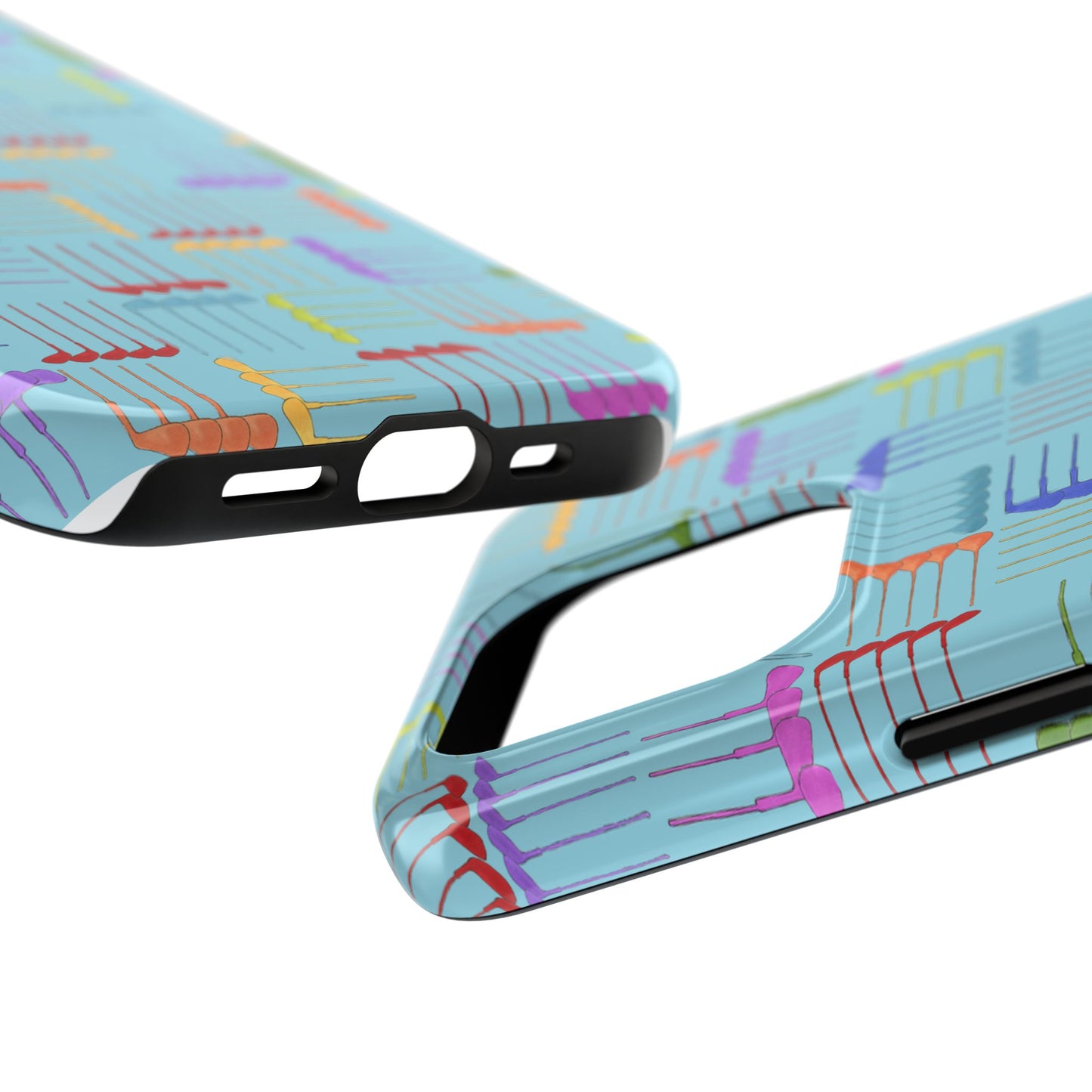 Club Weave Turquoise Phone Case