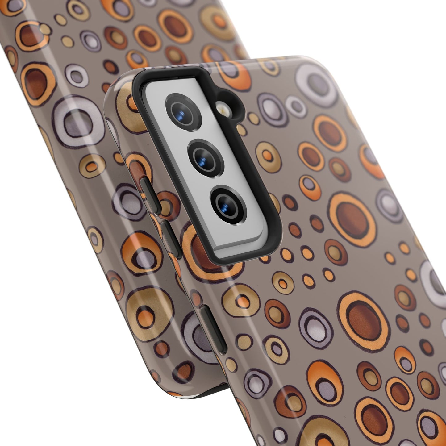 Doggy Dots Gray Phone Case