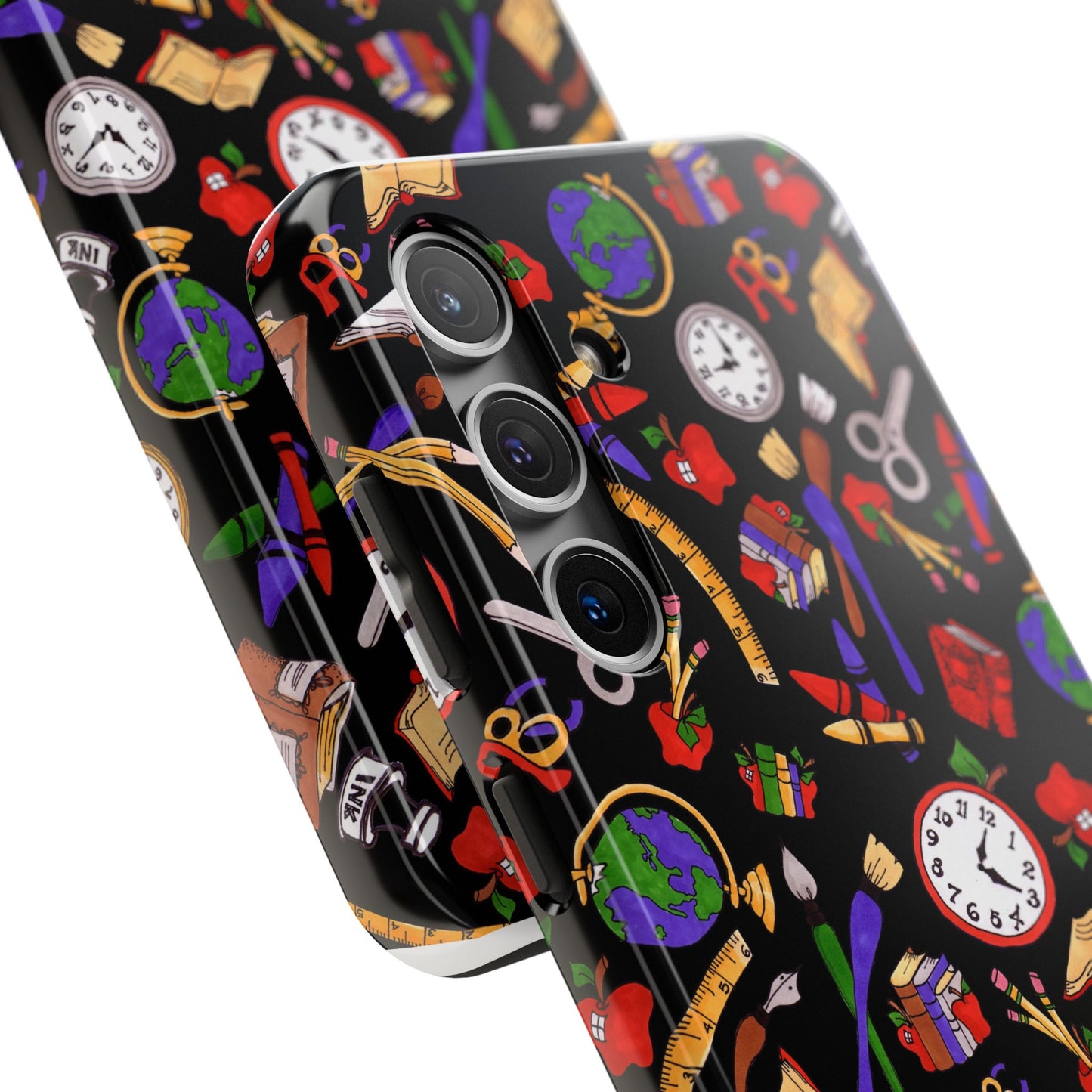 School Stuff Black Phone Case