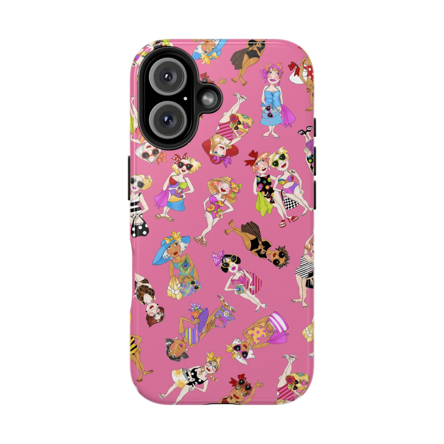 Tossed Beauties Pink Phone Case