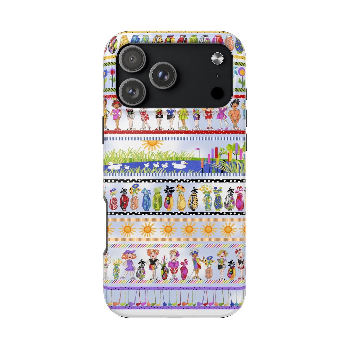 Golf Borders Blue Sky Phone Case