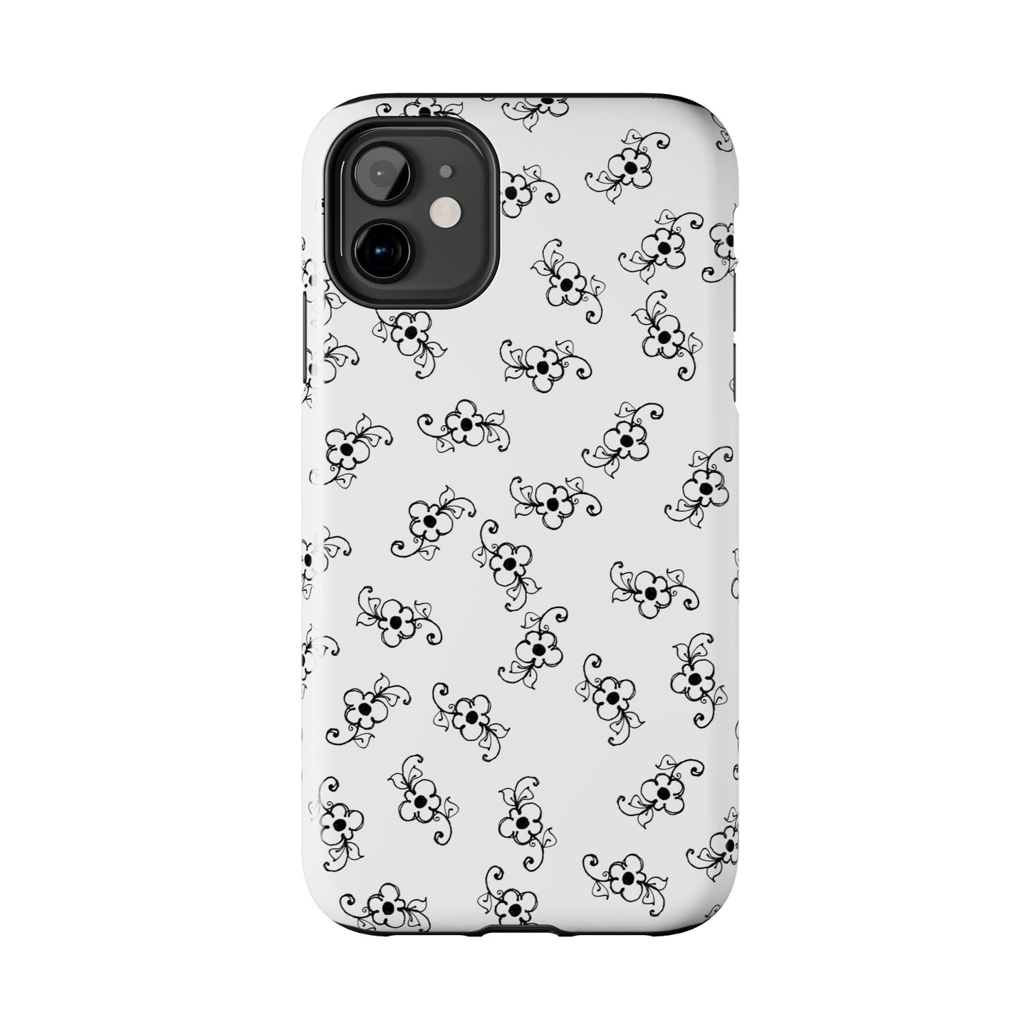 Favorite Daisies White / Black Phone Case