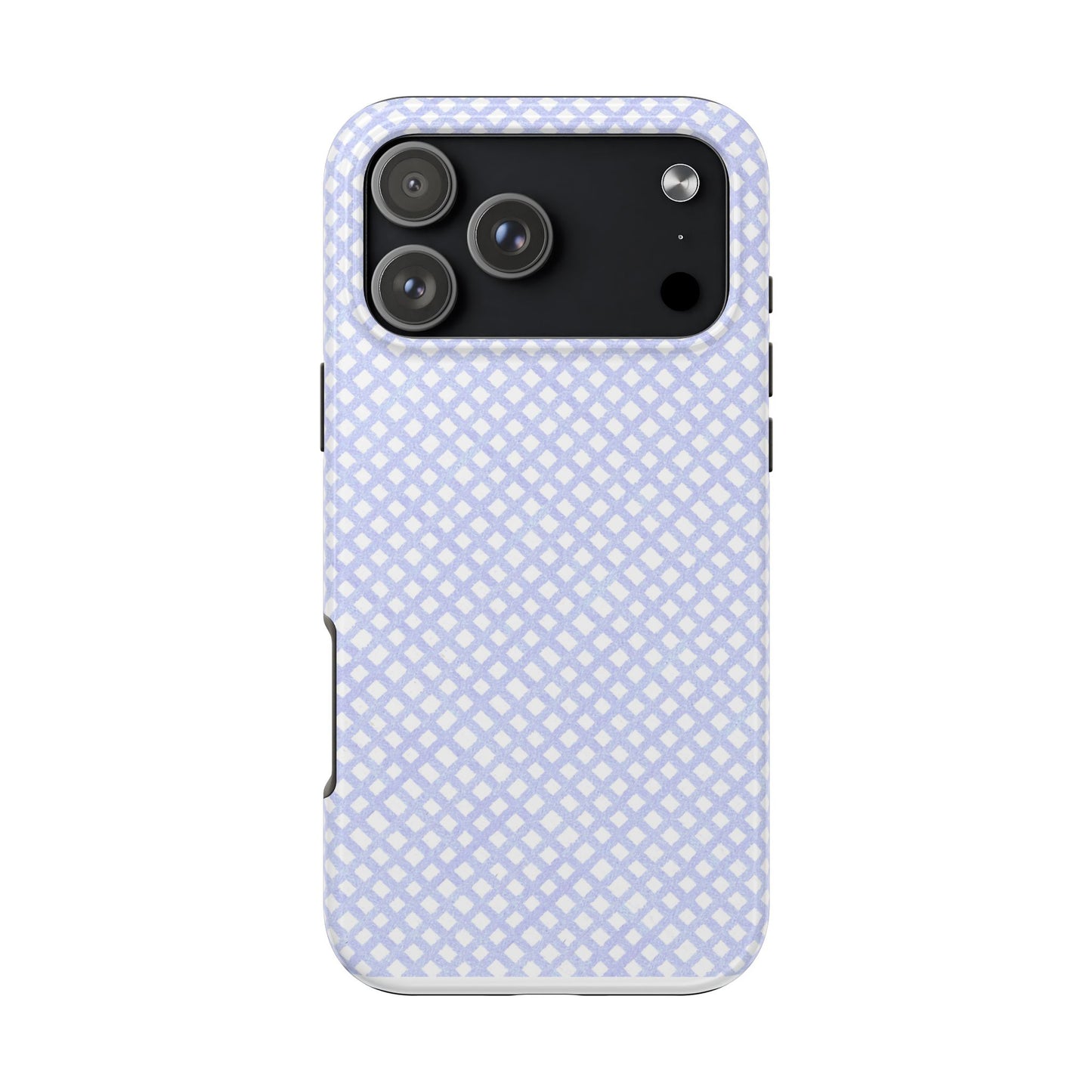 Bias Check Light Blue Phone Case