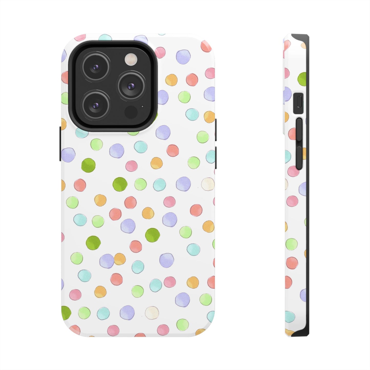Happy Dots White Phone Case