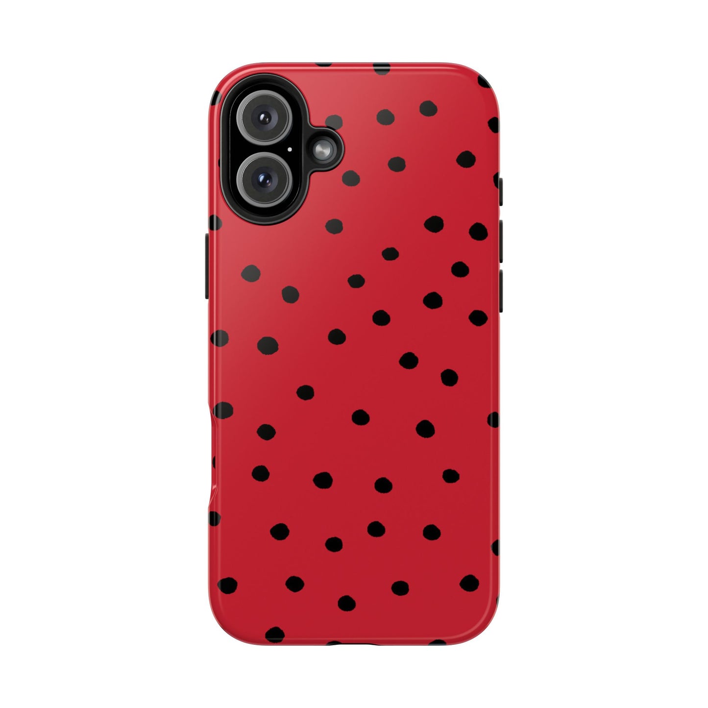 Dinky Dots Red / Black Phone Case